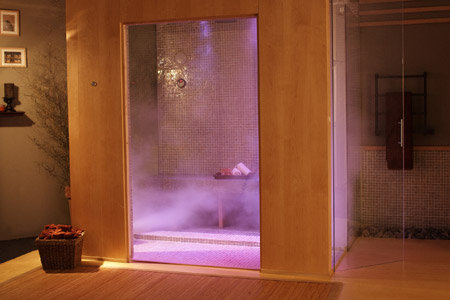 home steam room shower